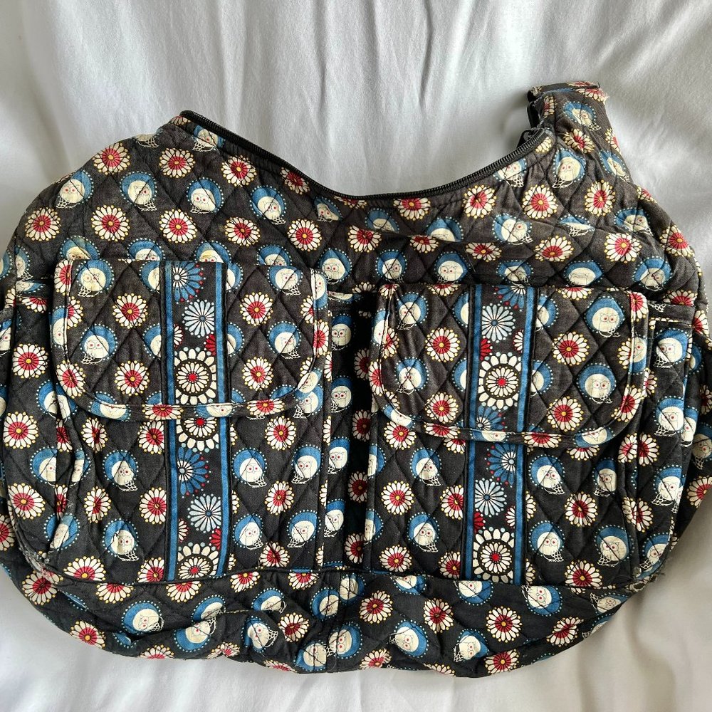 Vera Bradley Retired Night Owl Large Crossbody